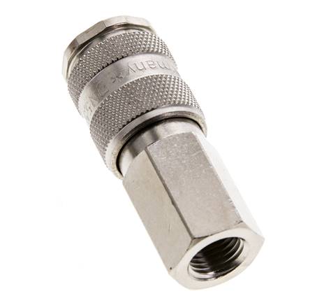 Laiton nickelé DN 5.5 (Orion) Coupleur pneumatique Douille G 1/4 pouce Femelle
