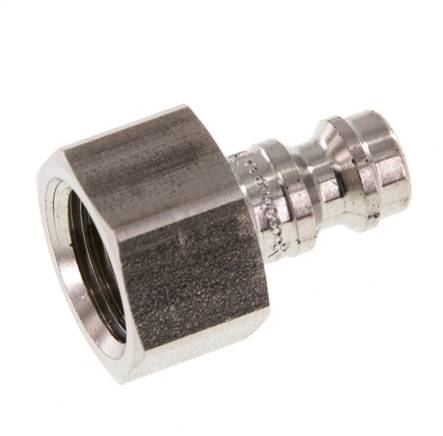Acier inoxydable 316L DN 5 Air Coupling Plug G 1/4 inch Female