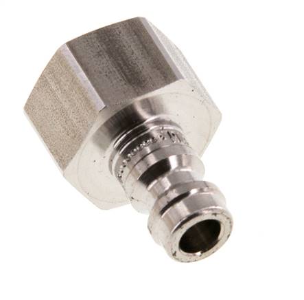 Acier inoxydable 316L DN 5 Air Coupling Plug G 1/4 inch Female