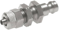 Acier inoxydable 316L DN 5 Coupleur d'air Bouchon 6x8 mm Écrou union Bulkhead