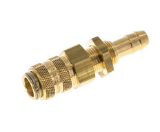 Laiton DN 5 Manchon d'accouplement pour air 8 mm Pilier de tuyau Bulkhead