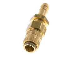 Laiton DN 5 Manchon d'accouplement pour air 8 mm Pilier de tuyau Bulkhead