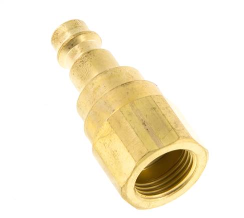 Bouchon de raccord d'air en laiton DN 7.2 (Euro) G 3/8 pouce femelle avec clapet anti-retour