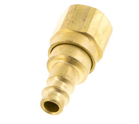 Bouchon de raccord d'air en laiton DN 7.2 (Euro) G 3/8 pouce femelle avec clapet anti-retour