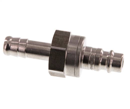 Acier inoxydable DN 7.2 (Euro) Coupleur d'air Bouchon 9 mm Pilier de tuyau Double obturation