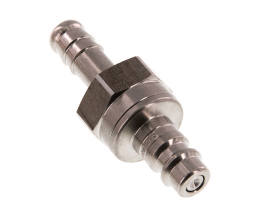 Acier inoxydable DN 7.2 (Euro) Coupleur d'air Bouchon 9 mm Pilier de tuyau Double obturation