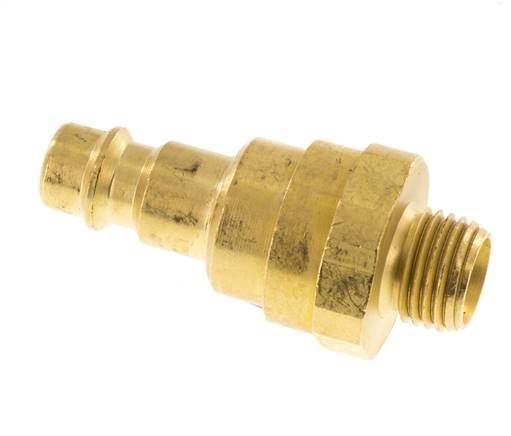 Bouchon de raccord d'air en laiton DN 7.2 (Euro) G 1/4 pouce mâle avec clapet anti-retour