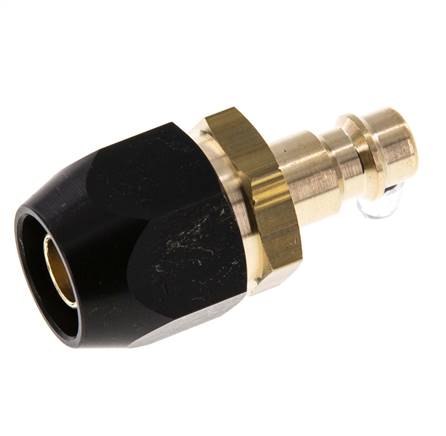 Laiton DN 7.2 (Euro) Bouchon de raccord d'air 10x16 mm Écrou-raccord