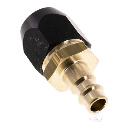 Laiton DN 7.2 (Euro) Bouchon de raccord d'air 10x16 mm Écrou-raccord