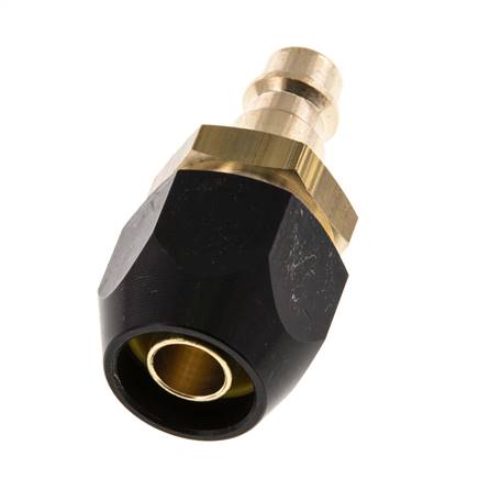 Laiton DN 7.2 (Euro) Bouchon de raccord d'air 10x16 mm Écrou-raccord