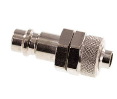 Laiton nickelé DN 7.2 (Euro) Bouchon d'accouplement d'air 8x10 mm Écrou-raccord [2 pièces].
