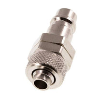 Laiton nickelé DN 7.2 (Euro) Bouchon d'accouplement d'air 8x10 mm Écrou-raccord [2 pièces].