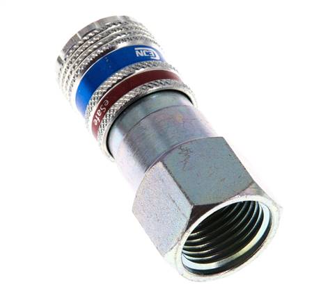 Acier/laiton DN 7.6 (7.2 Euro) Raccord d'air de sécurité Socket G 1/2 pouce Femelle