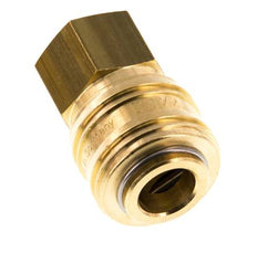 Laiton DN 7.2 (Euro) Coupleur d'air Socket G 1/4 pouce Femelle
