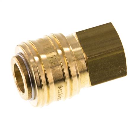 Laiton DN 7.2 (Euro) Coupleur d'air Socket G 1/4 pouce Femelle