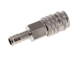 Acier inoxydable DN 7.8 Raccordement d'air Douille 10 mm Colonne de tuyau Double obturation