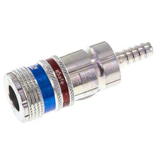 Acier/laiton DN 7.6 (7.2 Euro) Accouplement d'air de sécurité Douille de 6 mm Pilier de tuyau