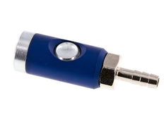 Acier trempé DN 7.4 Raccord d'air de sécurité avec bouton poussoir Pilier de tuyau de 8 mm
