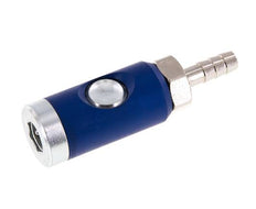 Acier trempé DN 7.4 Raccord d'air de sécurité avec bouton poussoir Pilier de tuyau de 8 mm