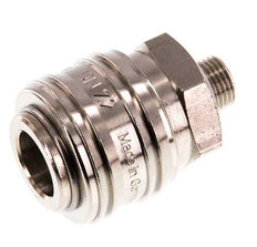 Laiton nickelé DN 7.2 (Euro) Coupleur pneumatique Douille G 1/8 pouce Mâle