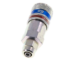 Acier/laiton DN 7.6 (7.2 Euro) Coupleur aérien de sécurité Douille 5x8 mm (streamline) Écrou-raccord