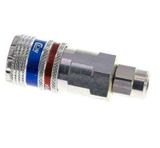 Acier/laiton DN 7.6 (7.2 Euro) Coupleur aérien de sécurité Douille 5x8 mm (streamline) Écrou-raccord