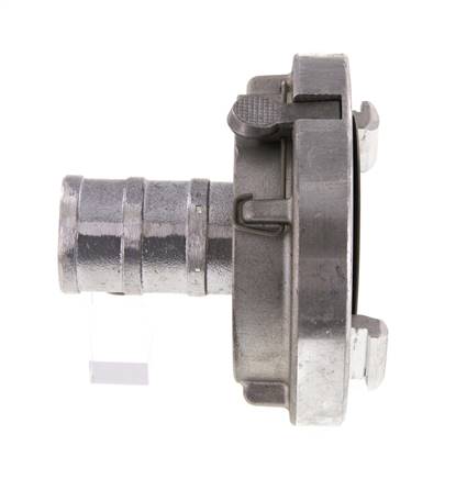Coupleur Storz en aluminium forgé de 65 (81 mm) Pilier de tuyau de 38 mm rotatif avec verrouillage