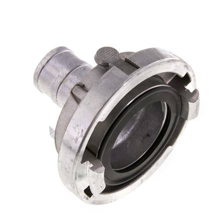 Coupleur Storz en aluminium forgé de 65 (81 mm) Pilier de tuyau de 38 mm rotatif avec verrouillage