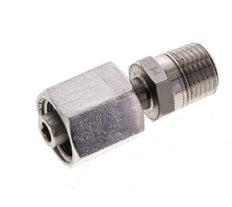 6L & 1/8'' NPT pivotant droit en acier inoxydable avec filetage mâle 315 bar reglable ISO 8434-1