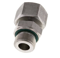 20S & G3/4'' pivotant droit en acier inoxydable avec filetage mâle 400 bar FKM reglable ISO 8434-1