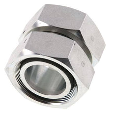 42L Acier zingué Droit avec pivot 160 bar NBR Joint torique Cône ISO 8434-1