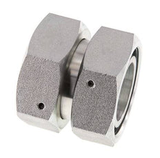 42L Acier zingué Droit avec pivot 160 bar NBR Joint torique Cône ISO 8434-1