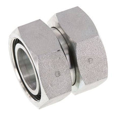 42L Acier zingué Droit avec pivot 160 bar NBR Joint torique Cône ISO 8434-1