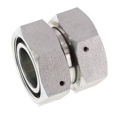 42L Acier zingué Droit avec pivot 160 bar NBR Joint torique Cône ISO 8434-1