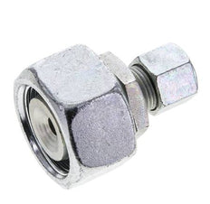 10S & 25S Acier zingue Raccord de coupe droit avec pivot 400 bar Joint torique NBR Cône ISO 8434-1