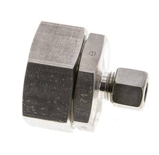 Raccord de coupe droit 10L & 35L en acier inoxydable avec pivot 160 bar Joint torique FKM Cône d'etancheite ISO 8434-1