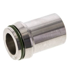30x5mm Acier inoxydable droit avec bout à souder 400 bar FKMO-anneau ISO 8434-1