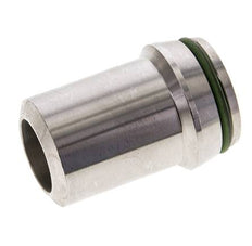 30x5mm Acier inoxydable droit avec bout à souder 400 bar FKMO-anneau ISO 8434-1