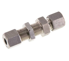 8S Raccord de coupe droit en acier inoxydable Bulkhead 630 bar ISO 8434-1