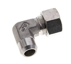 Raccord de compression coude en acier inoxydable 15L et 19mm avec embout à souder 315 bar ISO 8434-1