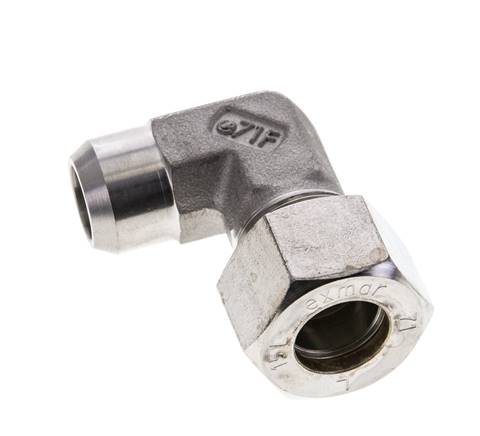 Raccord de compression coude en acier inoxydable 15L et 19mm avec embout à souder 315 bar ISO 8434-1