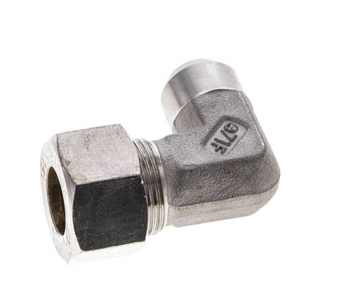 Raccord de compression coude en acier inoxydable 15L et 19mm avec embout à souder 315 bar ISO 8434-1