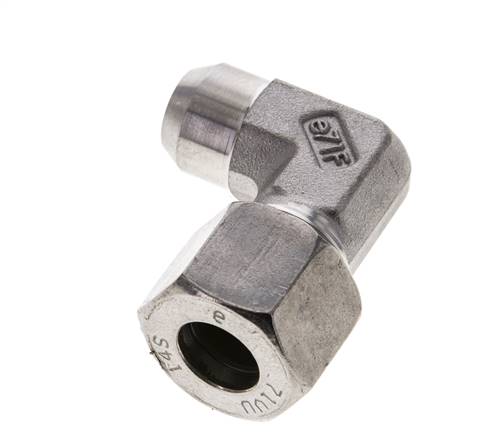 Raccord de coupe coude en acier inoxydable 14S et 19mm avec embout à souder 630 bar ISO 8434-1