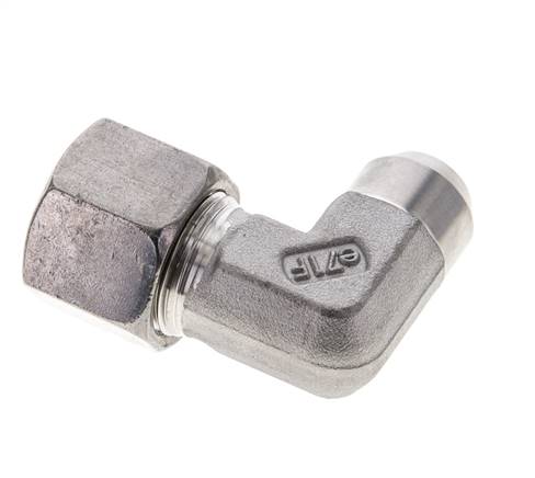 Raccord de coupe coude en acier inoxydable 14S et 19mm avec embout à souder 630 bar ISO 8434-1