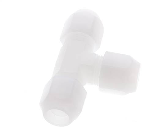 12x14 mm PVDF T-Forme Tee Raccord De Tuyau 10bar/145psi