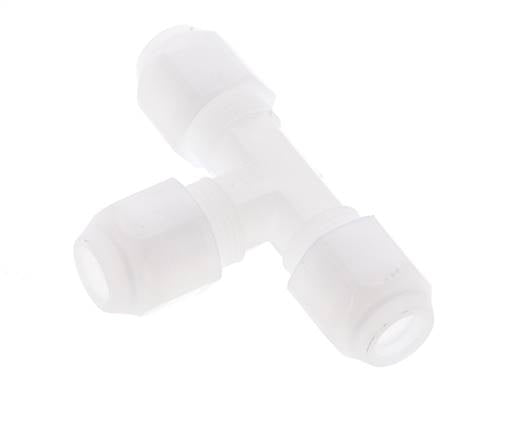 6x8 mm PP T-Forme Tee Tuyau Raccord 10bar/145psi
