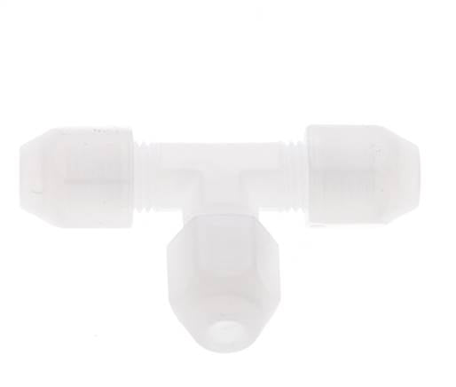 2X4 Mm PP T-Forme Tee Tuyau Raccord 10Bar/145Psi [2 Pièces]