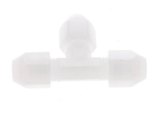 2X4 Mm PP T-Forme Tee Tuyau Raccord 10Bar/145Psi [2 Pièces]