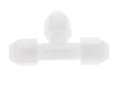 2X4 Mm PP T-Forme Tee Tuyau Raccord 10Bar/145Psi [2 Pièces]