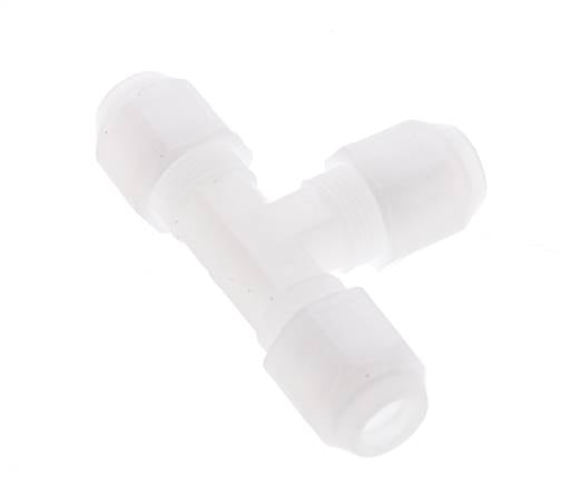 6x8 mm PP T-Forme Tee Tuyau Raccord 10bar/145psi